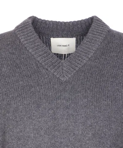 Lisa Yang Dan Sweater In Gray