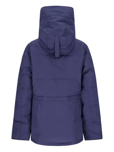Canada Goose Chelsea Down Parka With Detachable Hood In Blue