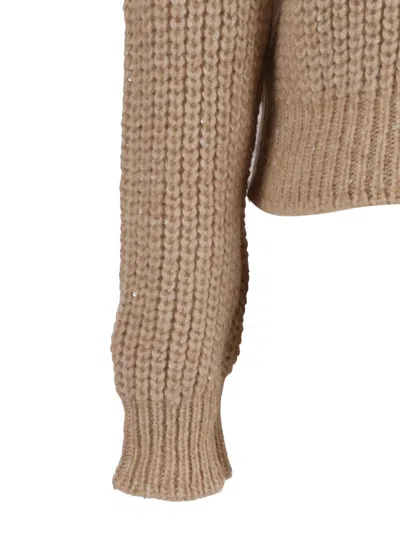 Fay Fitted Long-sleeved Turtleneck Sweater In Multi