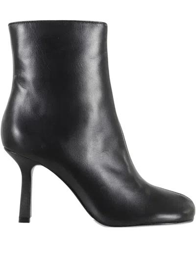 Schutz Brielle Ankle Boot With Rounded Toe In Black