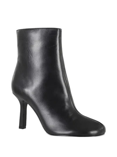 Schutz Brielle Ankle Boot With Rounded Toe In Black