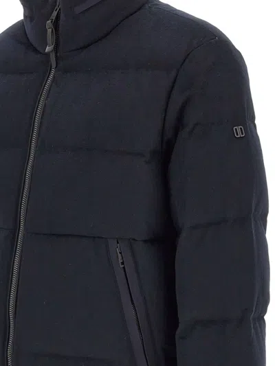 Duno Theus Quilted Zip-fastening Jacket In Blue