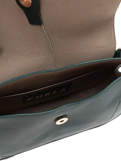 Furla Buckle-fastening Top-handle Bag In Green