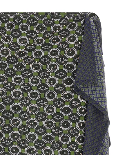 Dries Van Noten Asymmetric Skirt Featuring Geometric Design In Multi