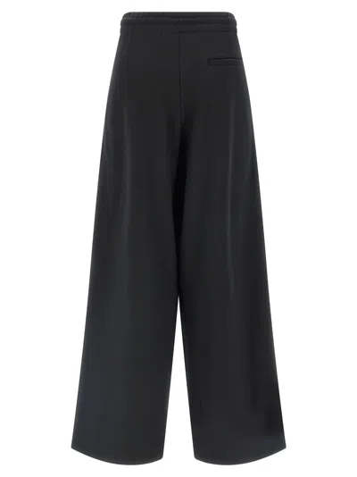 Dries Van Noten Pleated Drawstring Track Pants In Black