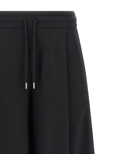 Dries Van Noten Pleated Drawstring Track Pants In Black