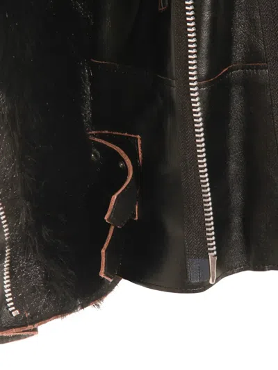 Sacai Jackets Blacks And Greys In Black