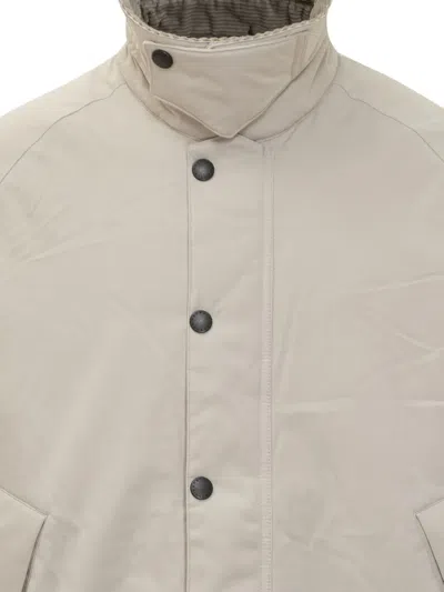 Barbour Padded Corduroy-collar Jacket In Neutral