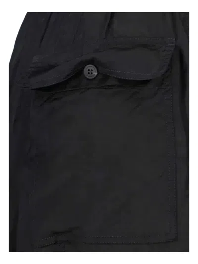 Rick Owens Midi Skirt With Asymmetric Hem And Pockets In Black