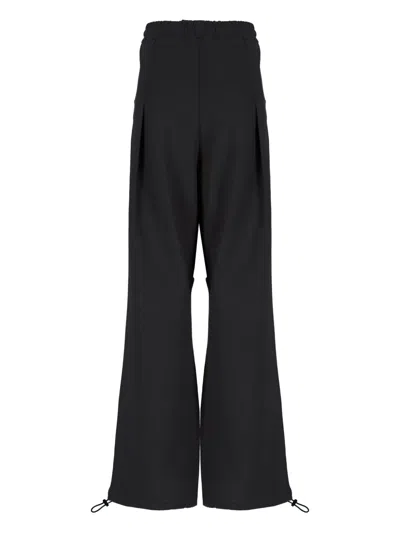 Laneus Drawstring Track Pants In Black