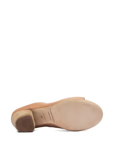 Officine Creative Adele Open-toe Mules In Brown