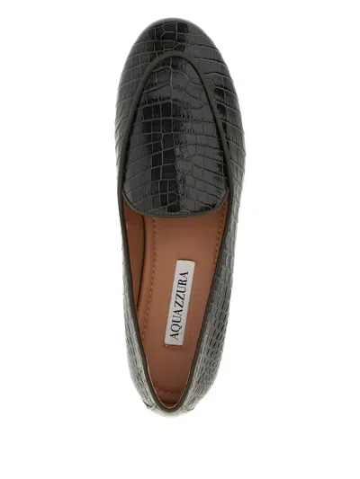 Aquazzura 'guanto' Loafers In Black
