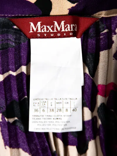 Pre-owned Max Mara 百褶半身裙（典藏款） In Neutral