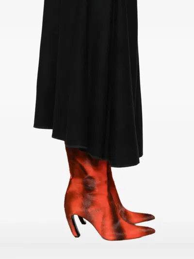 伞形中长半身裙