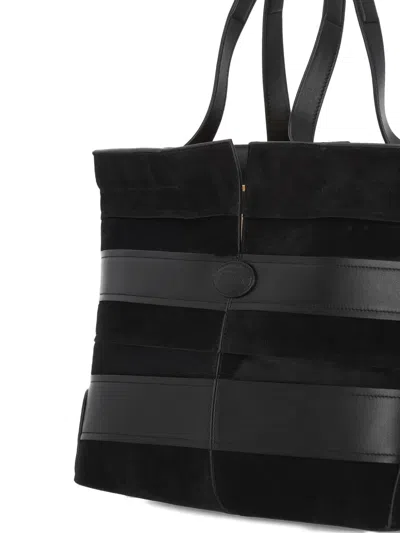 Tod's Tods Bag Folio Tote Bag In Black