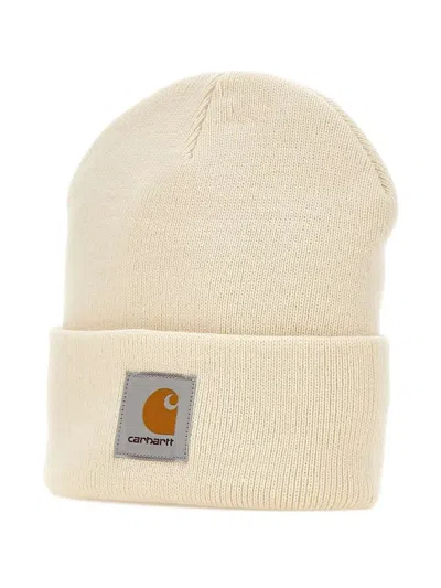 Carhartt Short Acrylic Watch Hat Natural In Neutral
