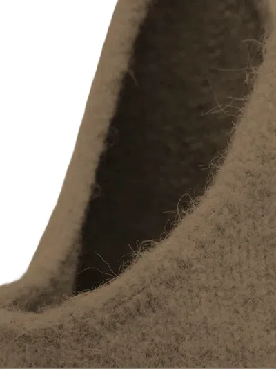 Lauren Manoogian Wool And Alpaca Shoulder Bag In Brown