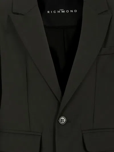 John Richmond Junior Button Jacket In Green