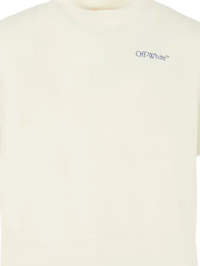 Off-white Kids Printed T-shirt In White