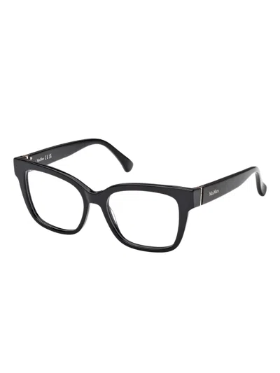 Max Mara Square-frame Glasses In Black