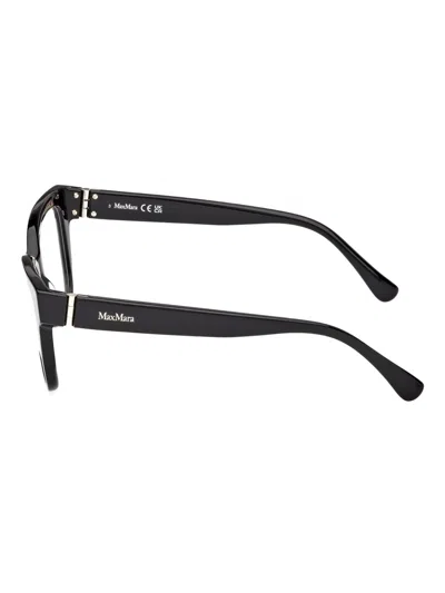 Max Mara Square-frame Glasses In Black