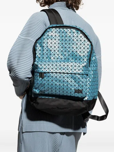 Bao Bao Issey Miyake Geometric-pattern Backpack In Blue