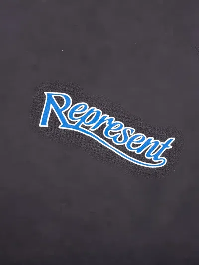 Represent Logo-embroidered Cotton T-shirt In Multi