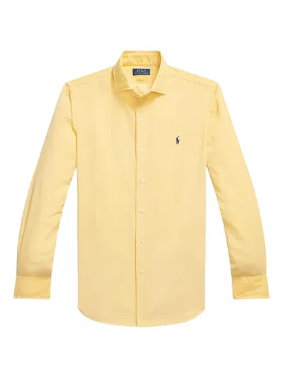 Polo Ralph Lauren Men's Garment-dyed Oxford Shirt In Yellow