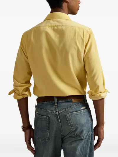 Polo Ralph Lauren Men's Garment-dyed Oxford Shirt In Yellow