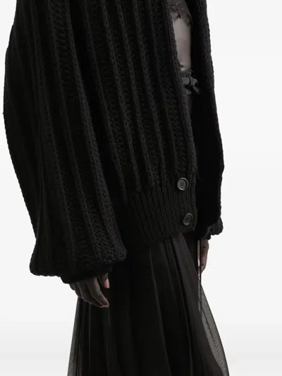 Dolce & Gabbana Black Skirt With Pleated Design And Drawstring Waist In Silk Blend Stretch Woman In Black