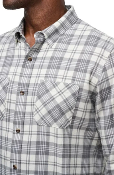 Travismathew Cloud Plaid Flannel Button-up Shirt In Multi