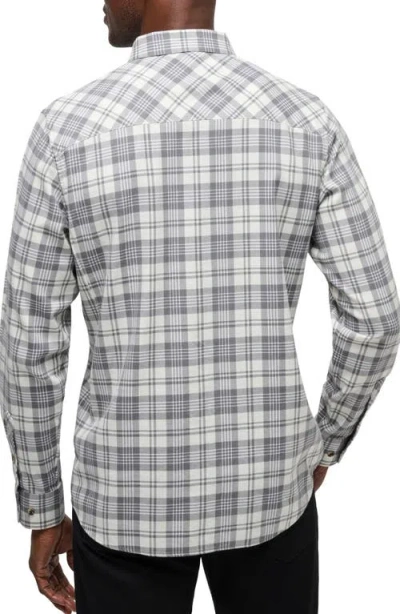 Travismathew Cloud Plaid Flannel Button-up Shirt In Multi