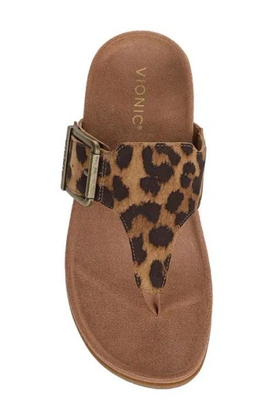 Vionic Emma Flip Flop In Brown