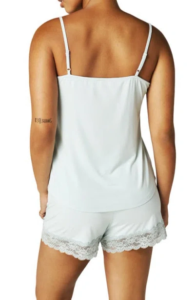 Posh Peanut Lace Camisole In Blue