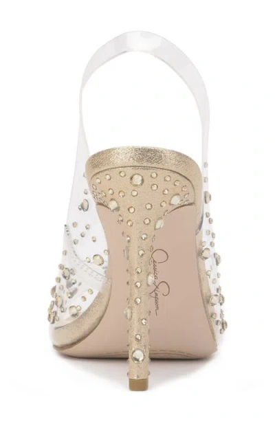 Jessica Simpson Jaisey Slingback Sandal In Transparent
