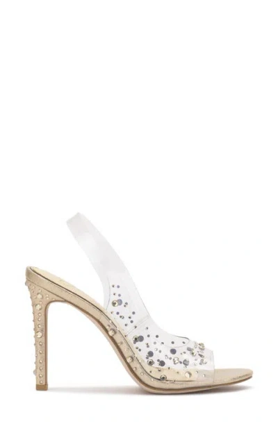 Jessica Simpson Jaisey Slingback Sandal In Transparent