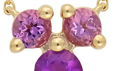 Bony Levy 14k Gold Amethyst Pendant Necklace In Gold