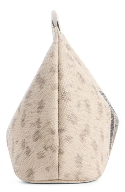 Jacquemus Le Petit Calino Snakeskin Embossed Leather Top Handle Bag