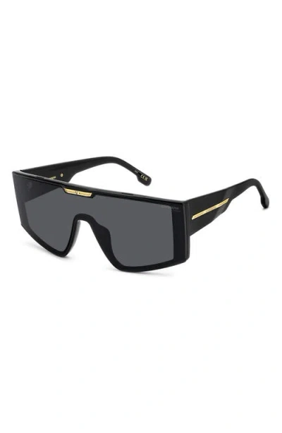 Carrera Eyewear Victory C 99mm Rectangular Mask Sunglasses In Black