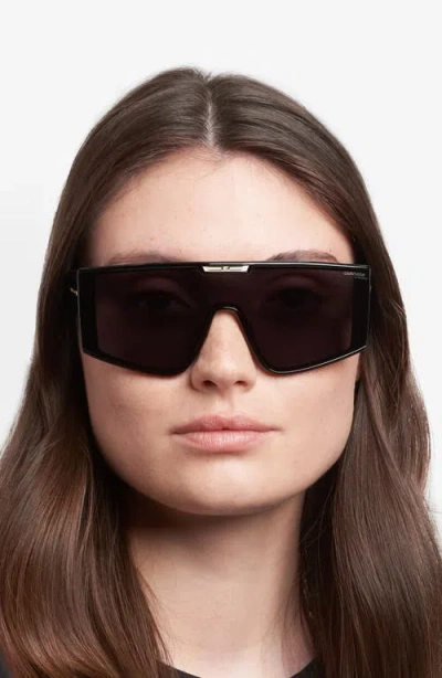 Carrera Eyewear Victory C 99mm Rectangular Mask Sunglasses In Black