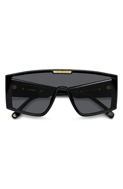 Carrera Eyewear Victory C 99mm Rectangular Mask Sunglasses In Black