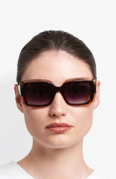 Marc Jacobs 54mm Rectangular Sunglasses In Multi