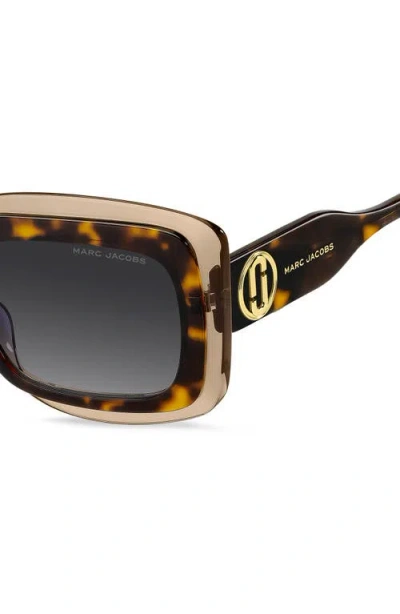 Marc Jacobs 54mm Rectangular Sunglasses In Multi