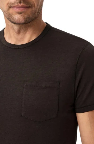 John Varvatos Bond Short Sleeve Burnout Tee In Brown
