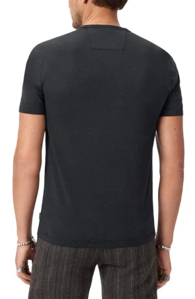 John Varvatos Bond Short Sleeve Burnout Tee In Gray