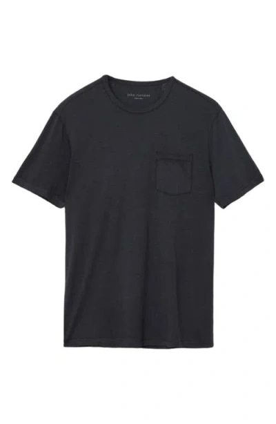 John Varvatos Bond Short Sleeve Burnout Tee In Gray