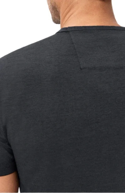 John Varvatos Bond Short Sleeve Burnout Tee In Gray