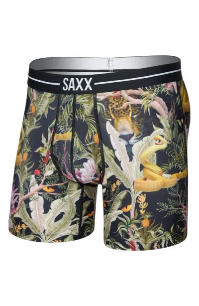 Saxx Volt Breathable Sim Fit Mesh Boxer Briefs In Multi
