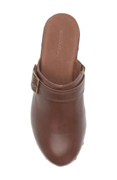 Chocolat Blu Yogi Platform Wedge Mule In Brown