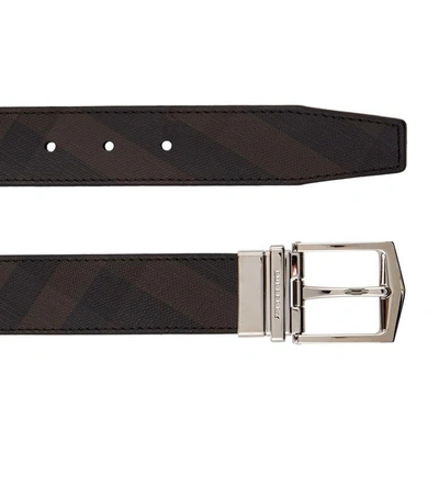 Shop Burberry Reversible Check Belt